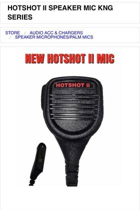 Bk Radio V2-r2bb5212 Hot Shot Ii Speaker Mic For Relm Kng P150 P400 P500 P800