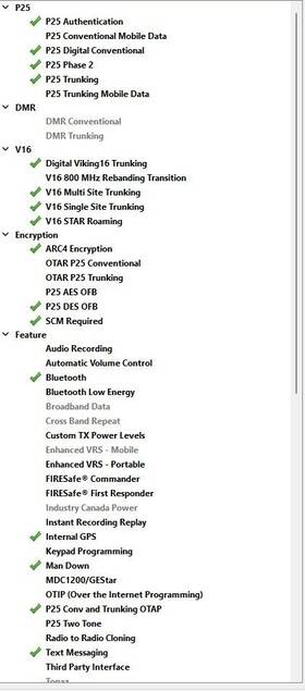 Ef Johnson Vp6430-f3 Kenwood Vp6430 Hh Radio 7/800mhz Tdma Des Adp Lla Gps Bt Otap Is Efj