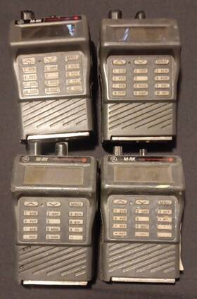 Ge Pk2ptx Lot Of 4 Police Issue M-rk M/a-.com Ericsson Handheld 2 Way Radios