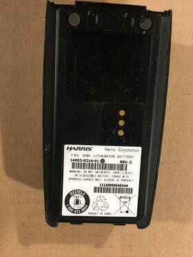 14002-0214-01 Harris Lot Of 154 Oem Lithium Ion Rechargeable Battery 7.4v 18wh