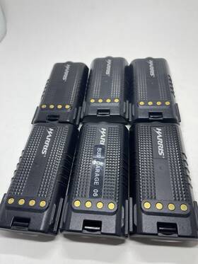 Harris M/a-com Lithium Ion Rechargeable 023436-001 Lot Of 6 M/a Radio 7.4 Batteries Bt-010942-001 23.7wh P Xg