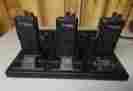 P93ypc20c2aa Htn9060a Motorola Radius Gp 300 Lot Of 3 Vhf Radios With 6 Unit Bank Charger