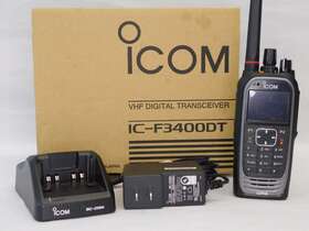 F-3400dt Icom Vhf 136-174mhz Demo Portable Radio Lightly Used With Des And Aes