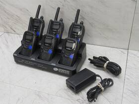 Kenwood / Advanced Wireless Tk-3230dxb Lot Of 6 Protalk Xls Tk-3230b Radio With 6-slot Charging Dock And Ac