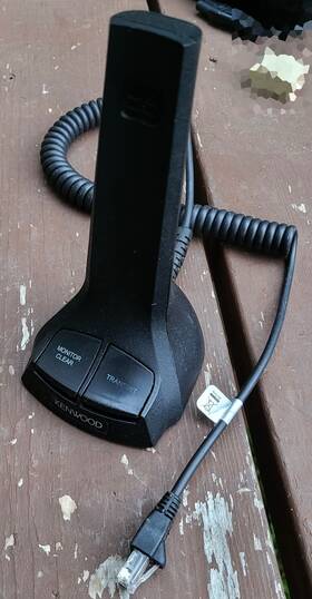 Kenwood Kmc-59c Oem / Desk Microphone Dispatch Base