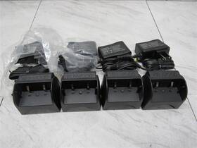 Kenwood Ksc-44cr Lot 4 Rapid Charger For Pkt-23 Radio W Ksc-44sl Adapter