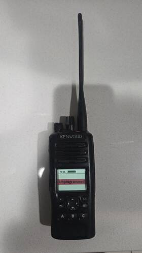 Kenwood Vp5430-f2 Portable Two-way Radio With Kmc-42wd Microphone