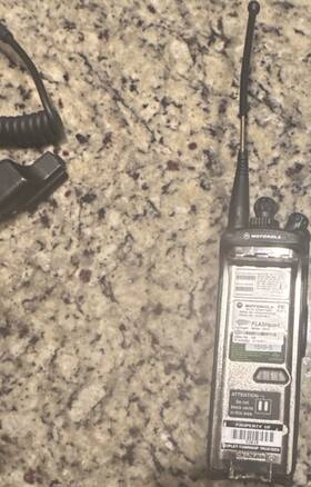 Motorola 1510-s Portable Handheld Two-way Radio Black Industrial Communication