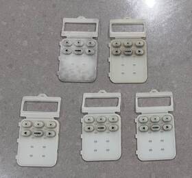 Motorola 7505870u02 Lot Of 5 Used Solutions Keypad 6 Key For Mts2000 Radio