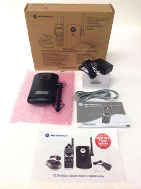 Hcue1114a Motorola Cls145x - Transmitter With Antenna Ac Adapter And Phone Cable