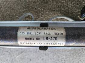 Motorola Lb-a70 Microlab/fxr Lb A70 525 Mhz Low Pass Filter