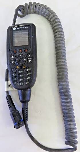 Motorola Pmun1034g Control Head With Cable For Parts/ Repair