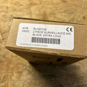 Rln5312b Motorola 2-piece Extra Loud Ptt Surveillance Mic Kit With 3.5mm Connector