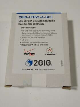2gig-ltev1-a-gc3 Nortek Brand New 2gig 4g Lte Gc3 Alarm Verizon Cellsled Cell Radio