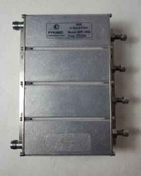 Pyramid Communications Brf-1604 Svr Vhf In Band Filter Model Freq 173.325