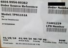 Tpn1153a Motorola Spectratac Power Supply