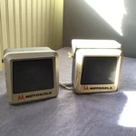 Motorola Vintage Mobile Speaker Model TSN6000A-1 X Two One With Brackets Used. Fixed Price $60.00.