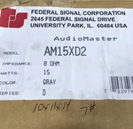Federal Signal Audiomaster AM15XD2 Speaker. Fixed Price $250.00.