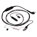 Kenwood KHS-9BL Three-wire Lapel Microphone With Earphone Black. Fixed Price $39.99.