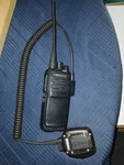 Kenwood Commercial Handheld Two-way Radio W/ KMC-45D Speaker Mic. Fixed Price $130.00.