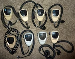 Lot 8 Motorola Handheld Microphones HMN1001B -1061A -1035C -1035B. Fixed Price $19.98.