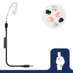 Radio Earpiece, 3.5MM Fox Threaded Short Tube Listen Only EP1013XCST Earphone. Fixed Price $45.80.
