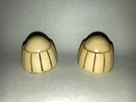 Vintage Motorola 56H Radio Pair Ivory Control Knobs. Fixed Price $50.00.