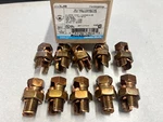 Qty 10 Thomas & Betts Split-bolt Connector 4 1/0 Awg, Bronze Hex Head 3LJ68. Fixed Price $120.00.