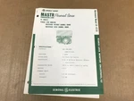 Vtg Ge Mastr Personal Series Search Lock Monitor Maintenance Manual LBI-4721B. Fixed Price $16.96.