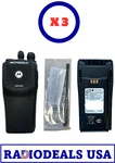 Motorola EP450 Uhf Radio LAH65QDC9AA2AN, PMAE4016 Antenna, NNTN4497 Batter X 3PC. Fixed Price $603.00.