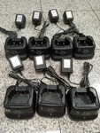 Lot Of 7PC Icom Desktop Charger BC-146 With BC-147A (5)/BC-122A (2)POWER Cord. Fixed Price $79.00.