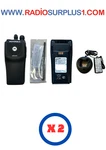 X Motorola EP450 Uhf Radio LAH65QDC9AA2AN, Antenna, Battery & Charger. Fixed Price $472.00.