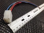 Federal Signal Smart SS2000 Harness Plug With 6" Leads Old Style. Fixed Price $26.00.