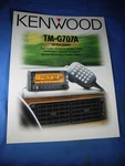 Brochure: Kenwood TM-G707A Fm Dual Bander Transceiver. Fixed Price $14.99.