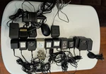 Lot Of 17 Ac Adapters & Chargers Panasonic Motorola Nokia Sanyo. Fixed Price $58.45.