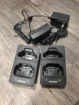 Of 2 Tecnet/maxon Dual Slot Rapid Charger TA-800LAR For TP-8000 Series Radio. Fixed Price $16.50.