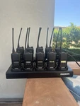 Maxon TJ-3400UM Uhf 440-470MHZ Job Site Radio 2 Watt W/ Charging Dock. Fixed Price $750.00.