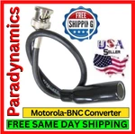 Paradynamics PDC22 Cable Cord W/ Bnc Connector Motorola Converter Ham Radio A9. Fixed Price $13.95.