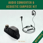 Audio Adapter Kit 2-PIN Multi-pin W/earpiece For Motorola Radios CP200, SP10. Fixed Price $27.99.
