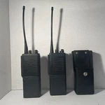 Maxon SP-2850SC Uhf Radio Pair, Nickel Cadmium Battery SA-1255, Case Vtg. Fixed Price $17.50.