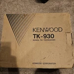 Kenwood TK-930 800MHZ Fm Transceiver Mobile Radio W/ Mic & Hardware Open Box. Fixed Price $75.00.