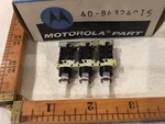 One Motorola Communications Replacement Part No. 40-84324C15 3-SWITCH Assembly. Fixed Price $6.00.