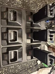 3 Motorola Radius P110 Radio Working On Channels & 2 With 6 Bank Charger Used. Fixed Price $225.00.