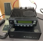 Icom Base Station, IC-F620-2, Astron SL-11R Power, SM-25 Mic, Programmed. Fixed Price $235.00.