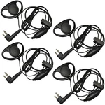 4X Hqrp Shape Earpiece Hands Free Headsets Ptt Mic For Motorola Radio Devices. Fixed Price $32.95.