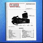 Kenwood TK-805D Uhf Fm Two-way Radio Service Manual Binding Tough Front & Back. Fixed Price $18.95.