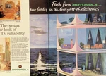 Motorola Tv Reliability Golden Tube Sentry 1961 Vintage 2PG Print Ad. Fixed Price $12.58.