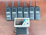 6 Kenwood TK-373G-1 Uhf Fm Transceiver Talking 4 Channels + New Battery. Fixed Price $482.30.