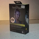 Jabra Sport Pace Wireless Headphones, OTE24 Integrated App Blue/black. Fixed Price $113.32.