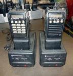 Standard HX580T & HX582T Uhf Fm Handheld Transceiver With CSA581A Chargers. Fixed Price $100.00.